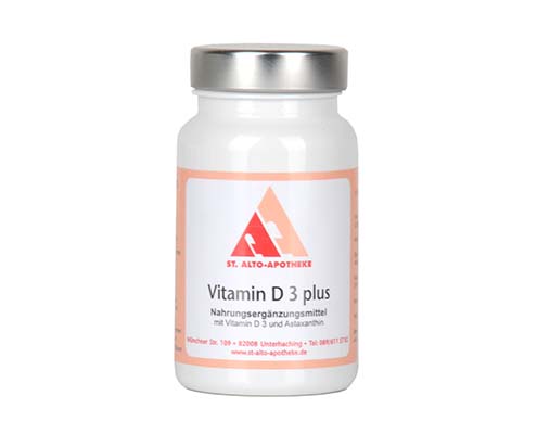 Nahrungsergaenzungsmittel Vitamin D3 plus mit Grünalgen für Apotheken